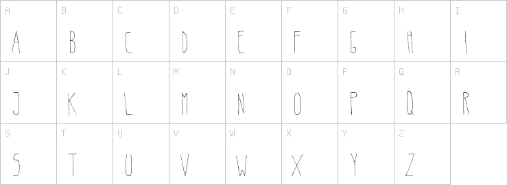 Uppercase characters