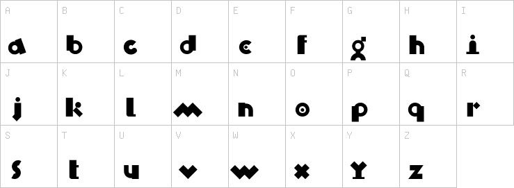 Uppercase characters