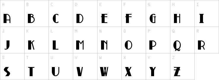 Uppercase characters