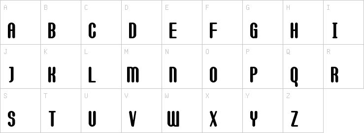 Uppercase characters