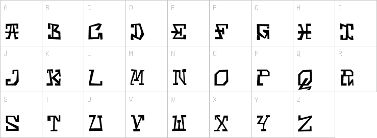 Uppercase characters