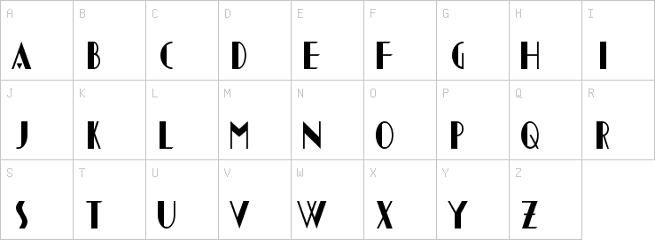Uppercase characters