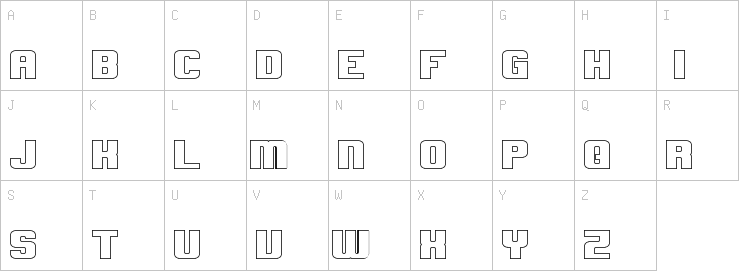 Uppercase characters