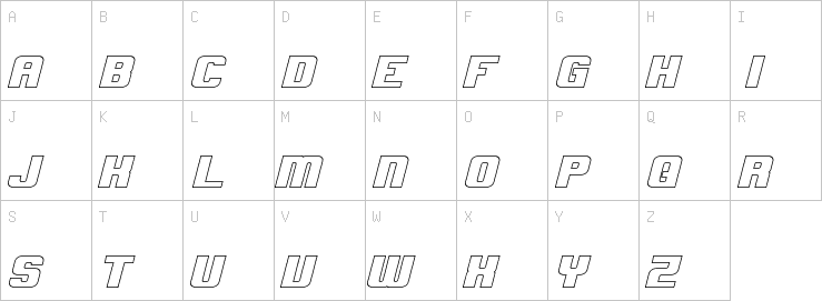 Uppercase characters