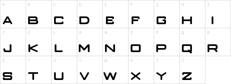 Uppercase characters