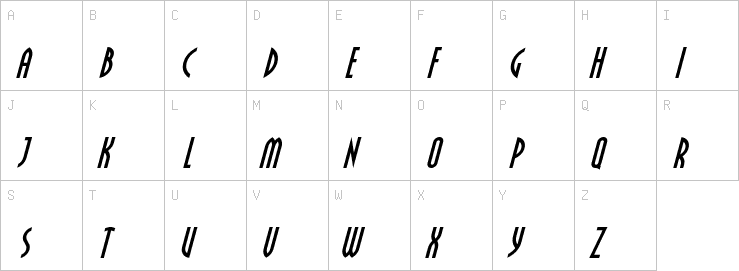 Uppercase characters