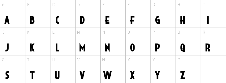 Uppercase characters