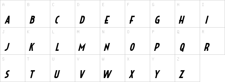 Uppercase characters