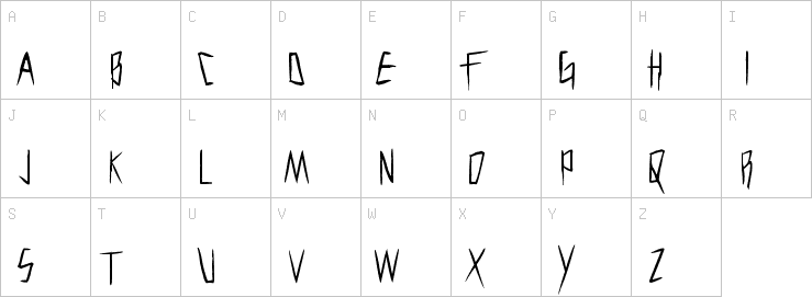 Uppercase characters