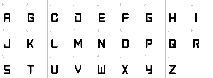 Uppercase characters