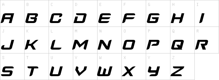 Uppercase characters