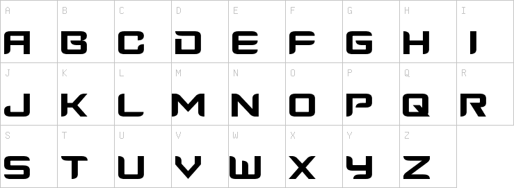 Uppercase characters