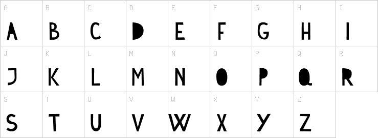 Uppercase characters