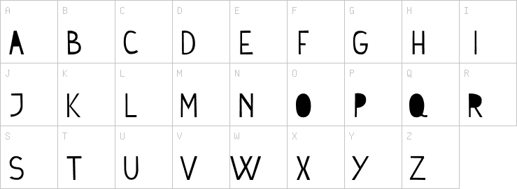 Uppercase characters
