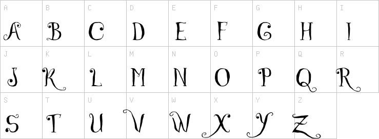Uppercase characters