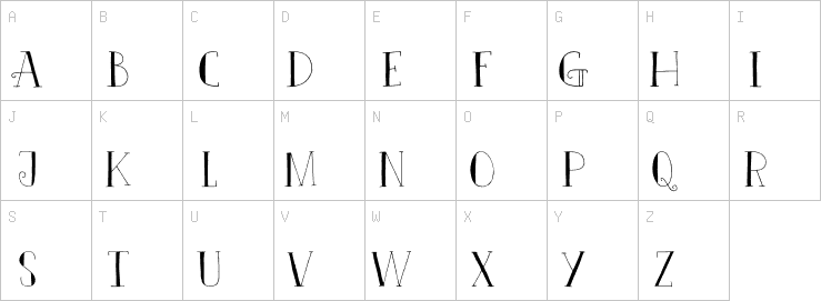 Uppercase characters