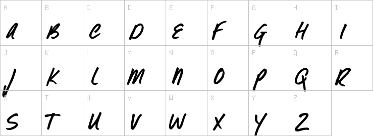 Uppercase characters