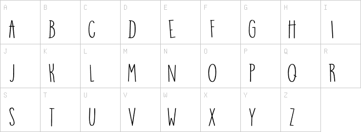 Uppercase characters