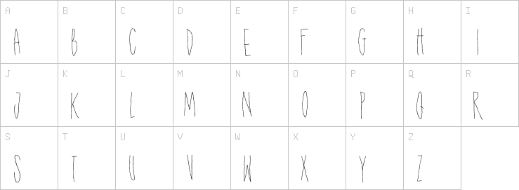 Uppercase characters