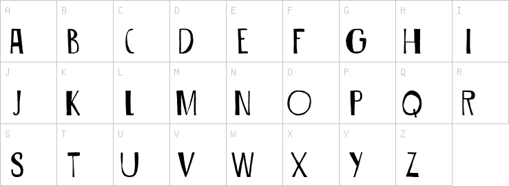 Uppercase characters