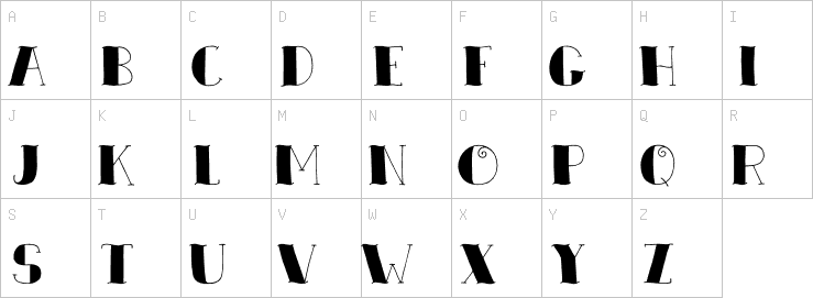 Uppercase characters