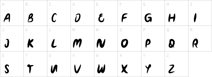 Uppercase characters