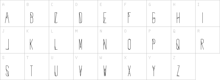 Uppercase characters