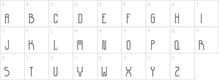 Uppercase characters
