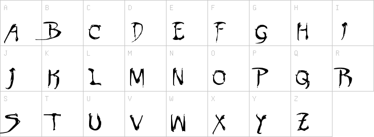 Uppercase characters