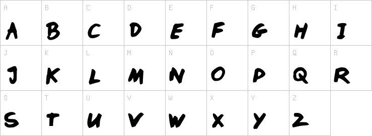 Uppercase characters