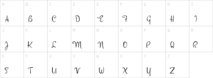 Uppercase characters