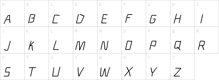 Uppercase characters