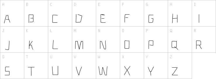 Uppercase characters