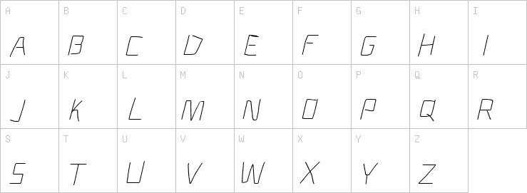 Uppercase characters