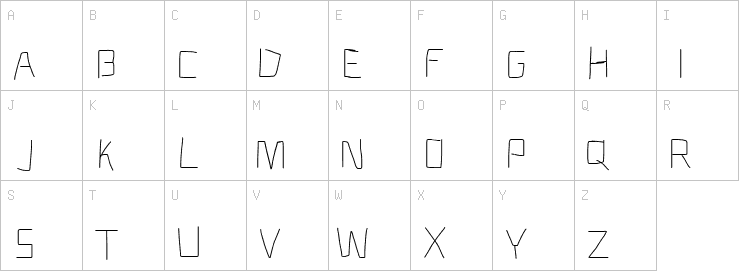 Uppercase characters