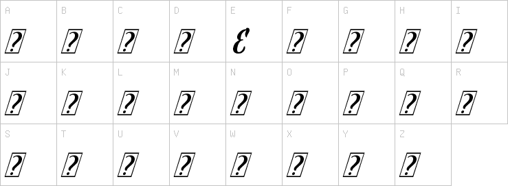 Uppercase characters