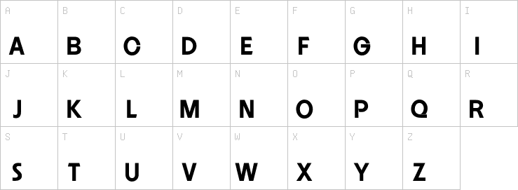 Uppercase characters