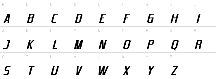 Uppercase characters