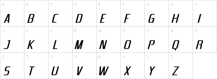 Uppercase characters