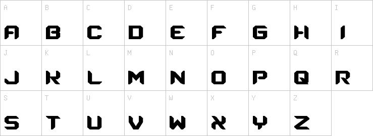 Uppercase characters