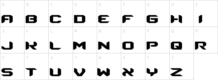 Uppercase characters