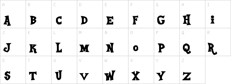 Uppercase characters