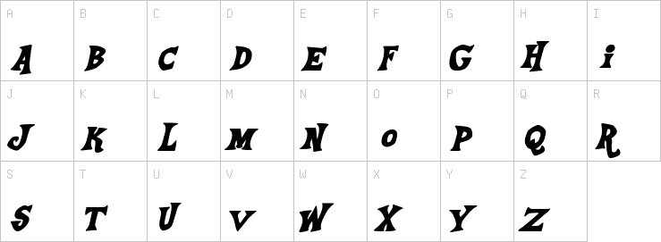 Uppercase characters