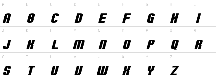 Uppercase characters