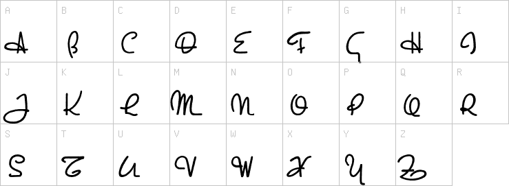 Uppercase characters