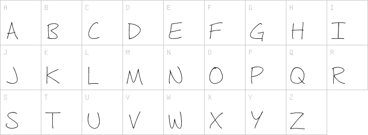 Uppercase characters