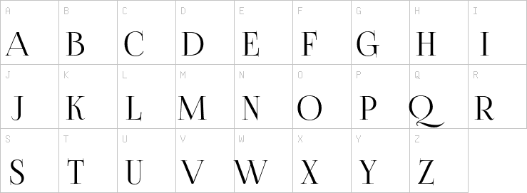 Uppercase characters