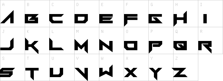 Uppercase characters