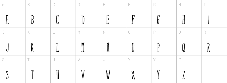 Uppercase characters