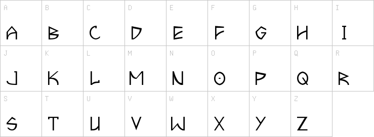 Uppercase characters
